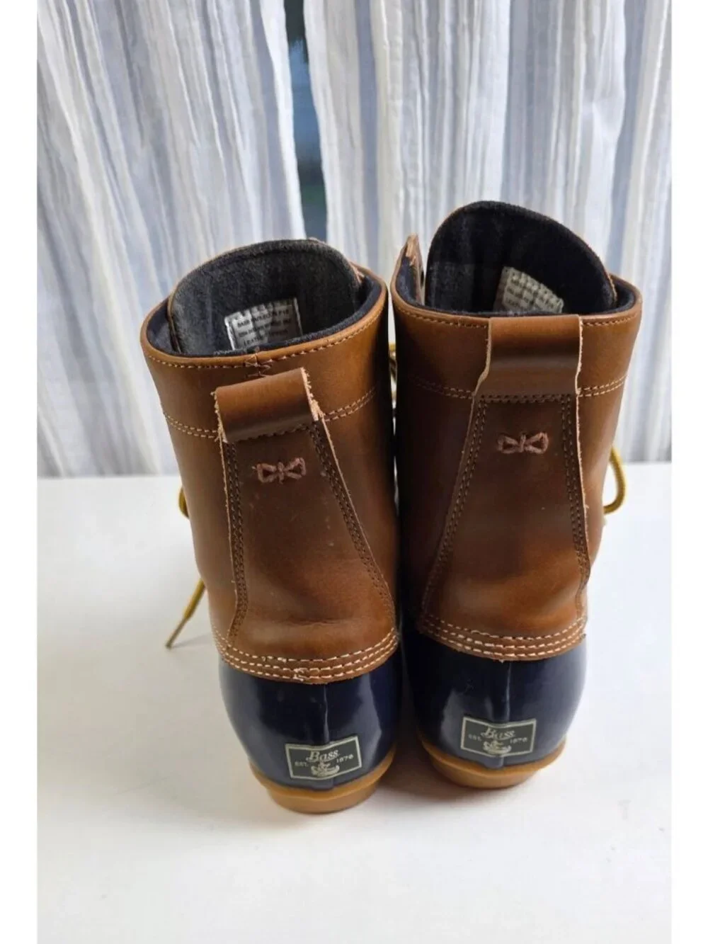 G.H. Bass Harlequin Duck Style All Weather Boots Size 8 Women's